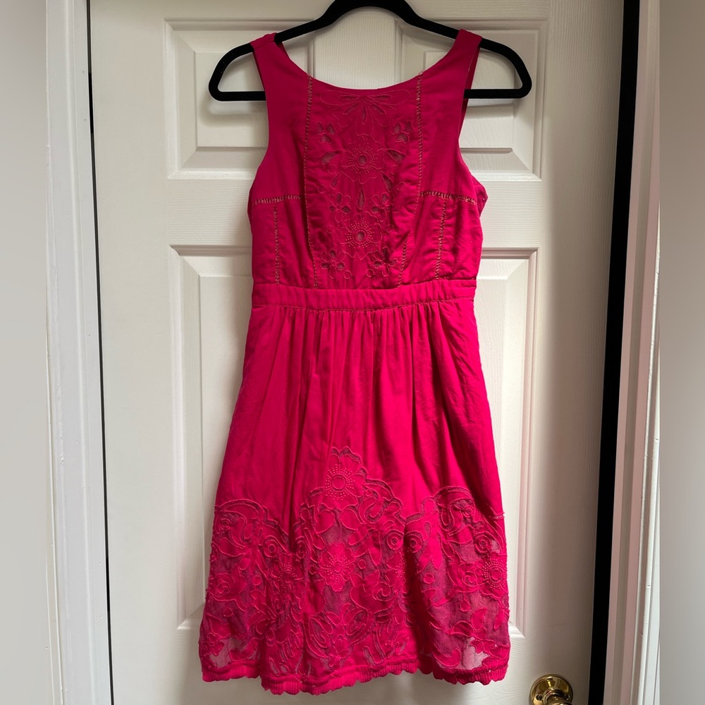 Moulinette Soeurs size 2 pink sleeveless dress